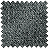 Classic Herringbone (Blackout), Grey - Motorised Roman Blind